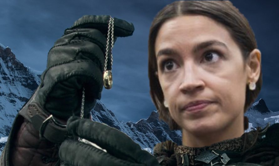 AOC Offers To Fix Climate Change With The One Ring- Promises to Give It Right Back When She’s Done