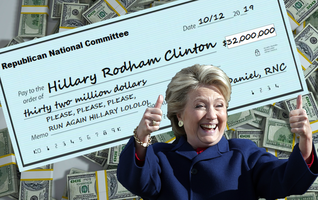 Hillary with Money