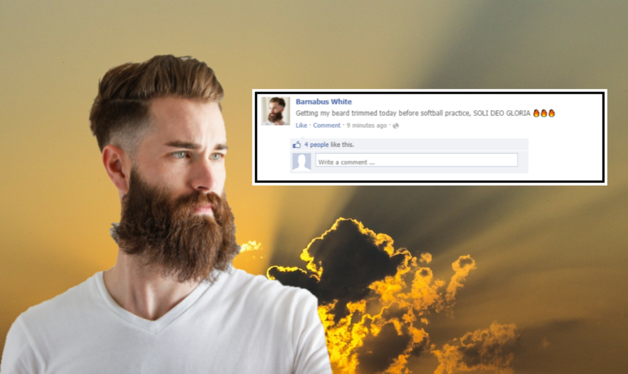 Hero Of The Christian Faith Writes ‘Soli Deo Gloria’ After All His Facebook Posts