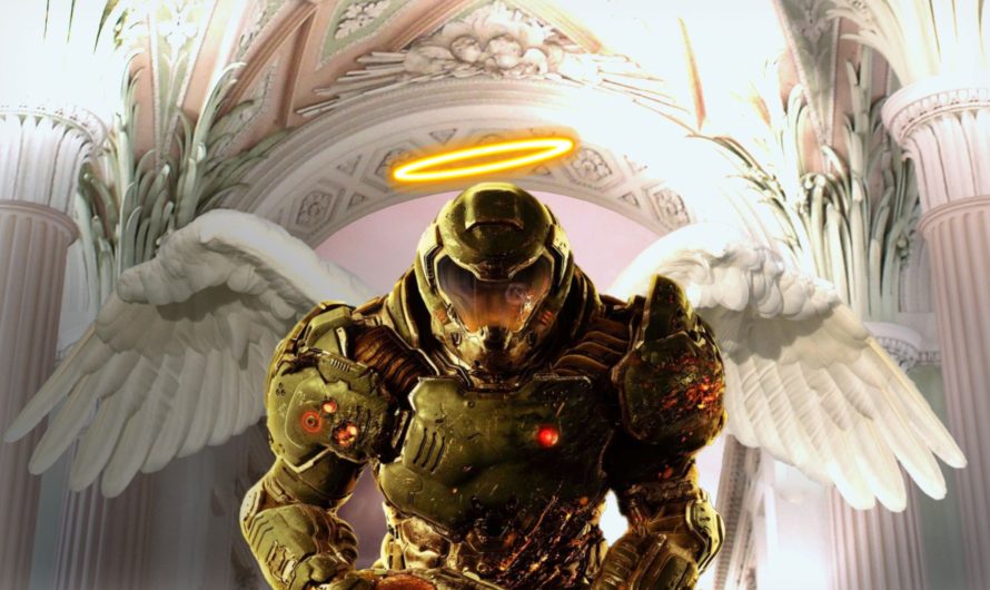 God Preparing Epic Place In Heaven For The Doomslayer