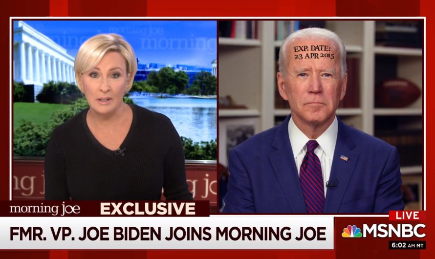 In Embarrassing Gaffe, Biden Forgets To Cover Up Expiration Date Written On His Forehead